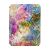Abstracte slijptextuur met waterverf verf 3 magneet (Verticaal)