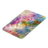 Abstracte slijptextuur met waterverf verf 3 magneet (Linkerzijde)