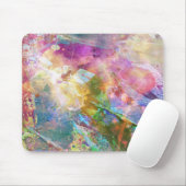 Abstracte slijptextuur met waterverf verf 3 muismat (Met muis)