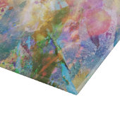 Abstracte slijptextuur met waterverf verf 3 snijplank (Hoek)