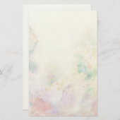 Abstracte slijptextuur met waterverf verf briefpapier (Voorkant / Achterkant)