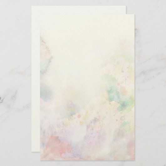 Abstracte slijptextuur met waterverf verf briefpapier (Voorkant / Achterkant)