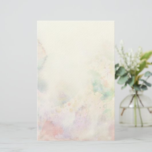 Abstracte slijptextuur met waterverf verf briefpapier (Staand voorkant)