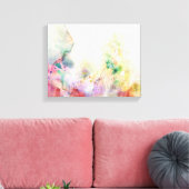 Abstracte slijptextuur met waterverf verf canvas afdruk (Insitu (Woonkamer))