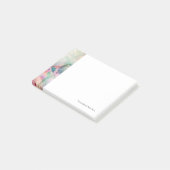 Abstracte slijptextuur met waterverf verf post-it® notes (Schuin)