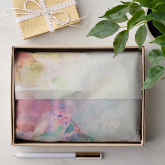 Abstracte slijptextuur met waterverf verf tissuepapier (Geschenk)