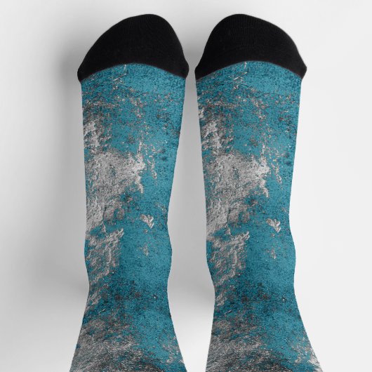 Abstracte slijptextuur sokken (Top)