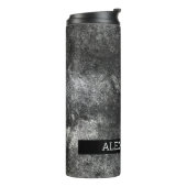 Abstracte slijptextuur thermosbeker (Gedraaid links)