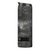 Abstracte slijptextuur thermosbeker (Geroteerd rechts)