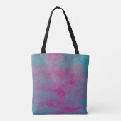 Abstracte slijptextuur tote bag (Achterkant)