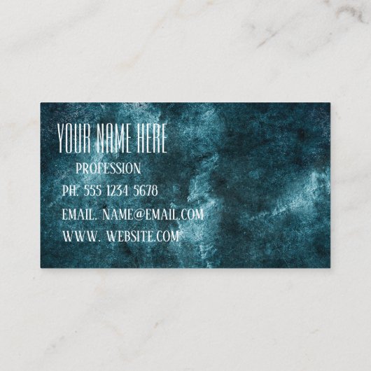 Abstracte slijptextuur visitekaartje (Achterkant)