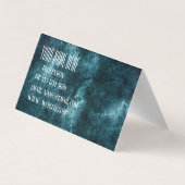 Abstracte slijptextuur visitekaartje (Achterkant)