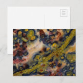 Abstracte sluiten van Ocean Jasper Briefkaart (Voorkant / Achterkant)