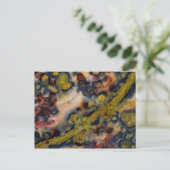 Abstracte sluiten van Ocean Jasper Briefkaart (Staand voorkant)
