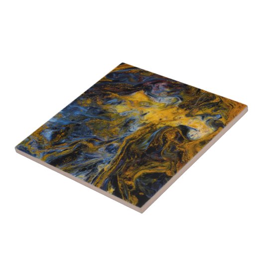 Abstracte sluiting Pietersite Tegeltje (Zijkant)