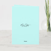 Abstracte Smoky Tulip voor Verjaardag Kaart (Achterkant)