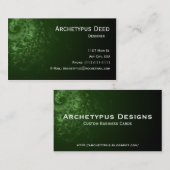 Abstracte Snake Skin Visitekaartje (Voorkant / Achterkant)