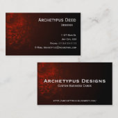 Abstracte Snake Skin Visitekaartje (Voorkant / Achterkant)