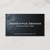 Abstracte Snake Skin Visitekaartje (Achterkant)