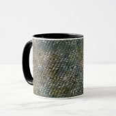 Abstracte Snakeskin Art Mok Cup (Voorkant links)