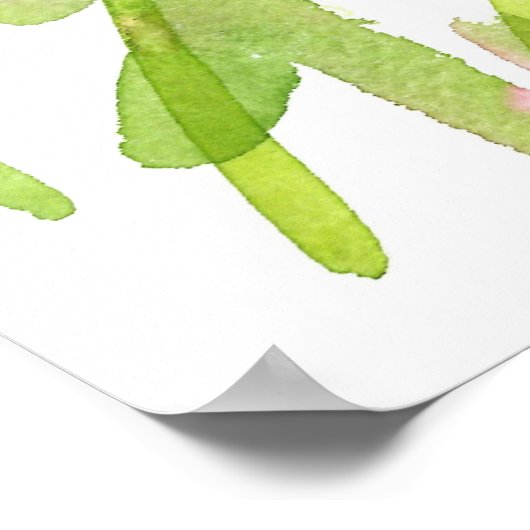 Abstracte Snapdragons Poster (Hoek)