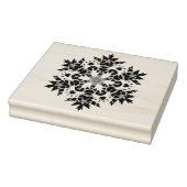 Abstracte sneeuwvlok patroon kunst stempel (Stempel)