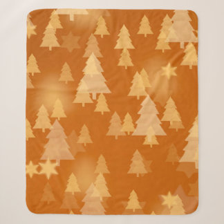 Abstracte sneeuwvlokken. 2d illustratie. Kerstmis Sherpa Deken