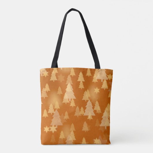 Abstracte sneeuwvlokken. 2d illustratie. Kerstmis Tote Bag (Achterkant)