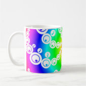 Abstracte snijcirkel koffiemok (Links)