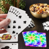 Abstracte snijcirkel pokerkaarten (Insitu)