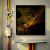 Abstracte snijpuntafdruk van schilderCanvas Canvas Afdruk