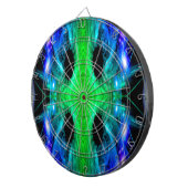 Abstracte Snowflake Dartbord (Voorkant Rechts)