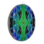 Abstracte Snowflake Dartbord (Voorkant Links)