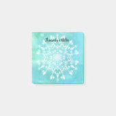 Abstracte Snowflake Post-it® Notes (Voorkant)