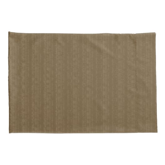 Abstracte Soft Hues Deep Gold Subtle Stripe Kussensloop (Achterkant-Rechts)