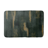Abstracte Soft Hues Deep Green & Gold Badmat (Voorkant)