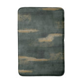 Abstracte Soft Hues Deep Green & Gold Badmat (Voorkant Verticaal)