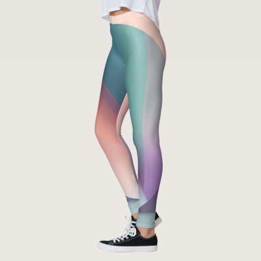 Abstracte soft kleur leggings (Links)