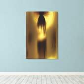 Abstracte Soulless Canvas afdrukken (Insitu (Houten vloer))