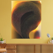 Abstracte Soulless Canvas afdrukken (Insitu (Woonkamer))