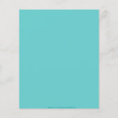 Abstracte spa-prijslijst A5-folder blauw water Flyer (Achterkant)