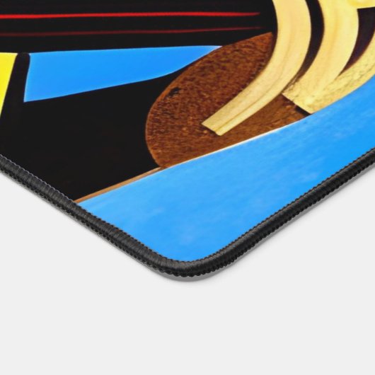 Abstracte Spaanse gitarist. Gepersonaliseerd Bureaumat (Hoek)