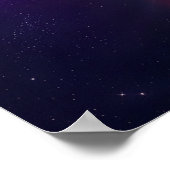 Abstracte Space Nebula Art Print (Hoek)