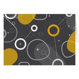 Abstracte Space Race-kaart