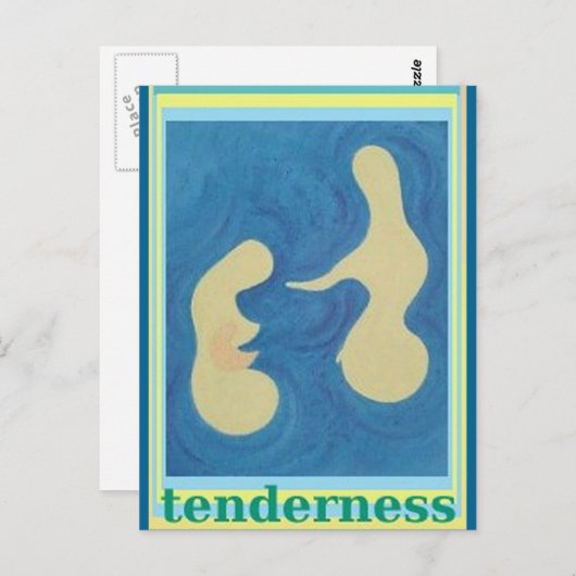 Abstracte spanning Art Briefkaart (Voorkant / Achterkant)