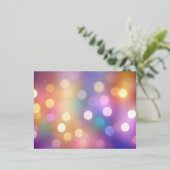 Abstracte Sparkles Achtergrond Behang Grafische Ku Folie Feestdagen Briefkaart (Staand Voorkant)