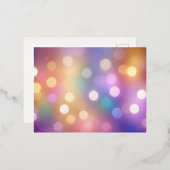 Abstracte Sparkles Achtergrond Behang Grafische Ku Folie Feestdagen Briefkaart (Voorkant / Achterkant)