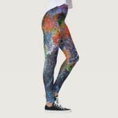 Abstracte Sparkly Trees Leggings (Rechts)