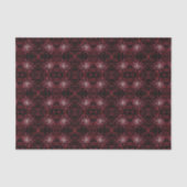 Abstracte spat dots van roze en rode patronen tissuepapier (Voorkant)