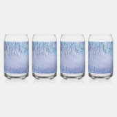Abstracte spat glas met verf vlekken drinkglas (Achterkant)
